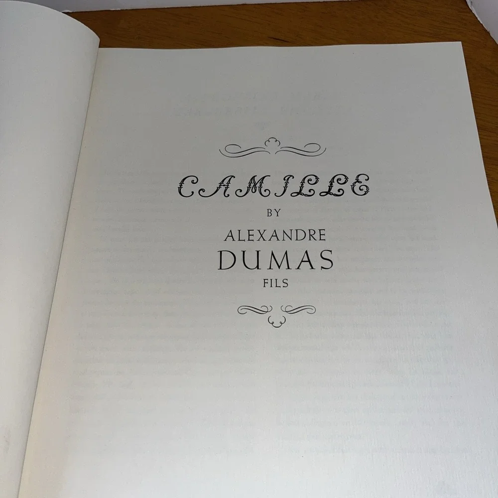 Camille by Alexandre Dumas Radio Corp of America 1956 edition hardcover‎ book